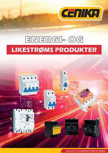 Energi- og likestrøms produkter