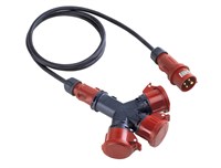 Forgreningsadapter IP54 - 3x432-6 400V 2m
