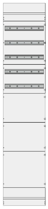 Centech basis innredning 450 5 rader