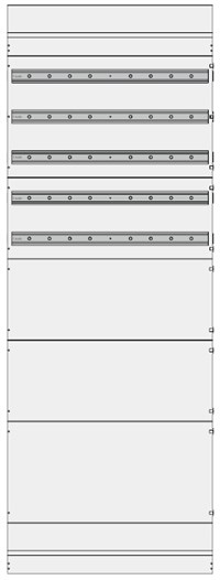 Centech basis innredning 750 5 rader