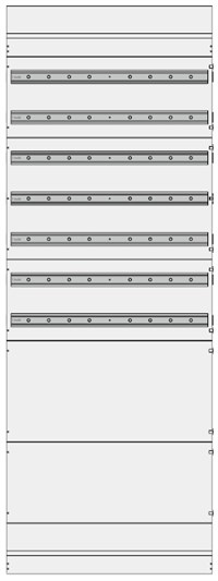 Centech basis innredning 750 7 rader