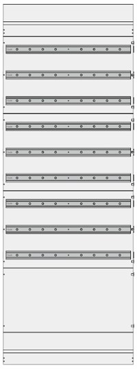 Centech basis innredning 750 9 rader