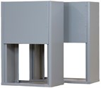 Aluminiumskap enkelvegget base B650 RAL7042