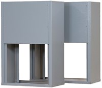 Aluminiumskap enkelvegget base B650 RAL7042