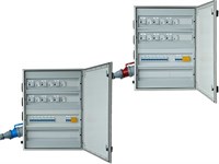 Elbil Prov. Strømskap IT 3-63A-9 , uttak  6 stk 2x16A