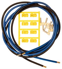 Målersløyfe enkeltisolert 2pol TN system 400V 10mm² (1,8m)