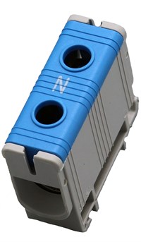 Kobl.klemme Al/Cu 50mm² enkel blå