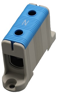Kobl.klemme Al/Cu 95mm² enkel blå