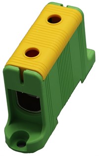 Kobl.klemme Al/Cu 95mm² enkel gul/grønn
