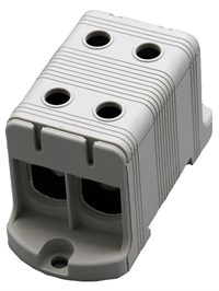 Kobl.klemme Al/Cu 95mm² dobbel grå