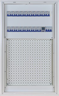 Utgått Boligskap 2 rader 2x21 mod 483x790x210  med svakstrømsfelt
