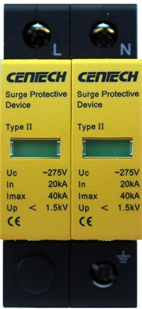 Utgått Overspenningsvern 2Pol type2 pluggbar 275V