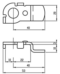 Svingarm bukket 10mm R