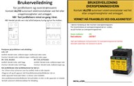 Klistremerke jordfeilbryter /JFA/ overspenningsvern