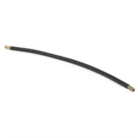 Lask enkelisolert 10mm² 40cm sort