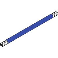 Lask enkelisolert 10mm² 26,5cm blå