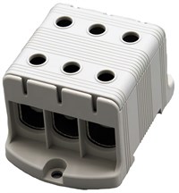 Kobl.klemme Al/Cu 95mm² trippel grå
