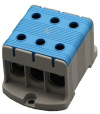 Kobl.klemme Al/Cu 95mm² trippel blå