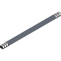 Lask dobbelisolert 10mm² grå 29cm