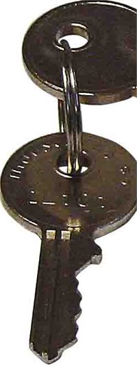 Nøkkel gulvskap 2 nøkler (euro locks1333)