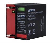 Overspenningsvern reserveplugg type 2 275V u/GDT (sort)