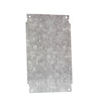 Veggskap polyester tilbehør mont.plate metall 600 x 400