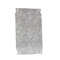 Veggskap polyester tilbehør mont.plate metall 600 x 500