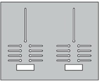 Outflex modul målerplate 50x40cm 2 målere