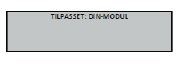 Outflex Avdekking jordskinne for DIN-modul