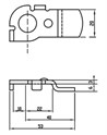 Svingarm bukket 6mm L