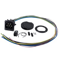 Elbil ladeuttak type2, 3fas 32A m/ledere og lås for ladekabel