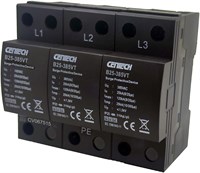 Overspenningsvern 3Pol type1+2+3 385V  6 modul m/signalkontakt