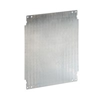 Veggskap polyester tilbehør mont.plate metall 400x400