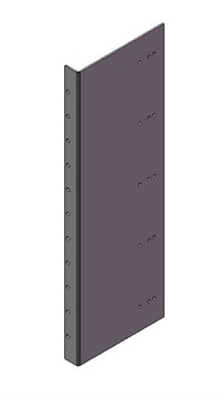 Centech mounting plate fastening rail D=142