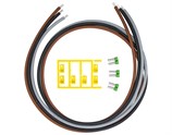 Målersløyfe dobbelisolerte 3pol 16mm² (1,8m)