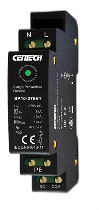 Overspenningsvern Type 3 2pol 275V SP10 GDT m/signalkontakt
