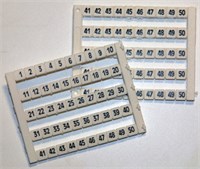 Rekkeklemme merking dy5 vertikal (101-150) 500pk