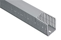 utgått Kabelkanal grå slisset 4/6/4 B80H60 (lengder à 2m/pk á 28m)