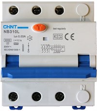 Jordfeilaut 3Pol 32A B-kar 30mA 6kA 4mod IT/TT 230V