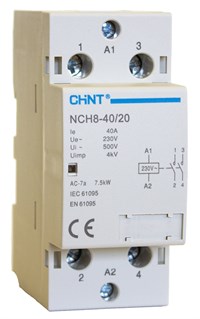 Modulærkontaktor 63A 2P-1NO/1NC 230V NCH8