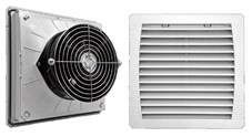 Filtervifte 210m3/h 230V 252x252x100 IP54